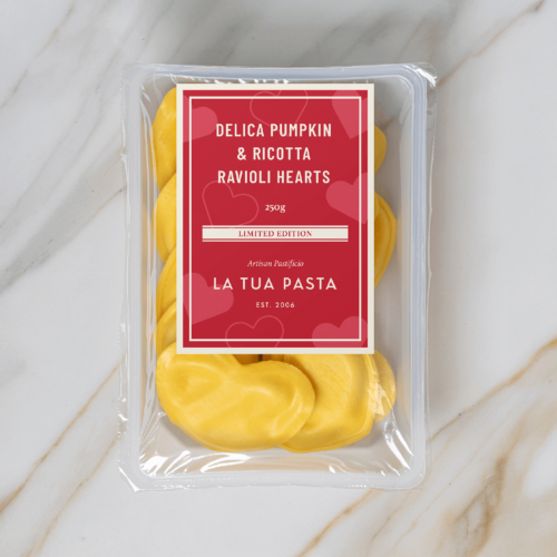 Pumpkin & Ricotta Heart Ravioli (250g)